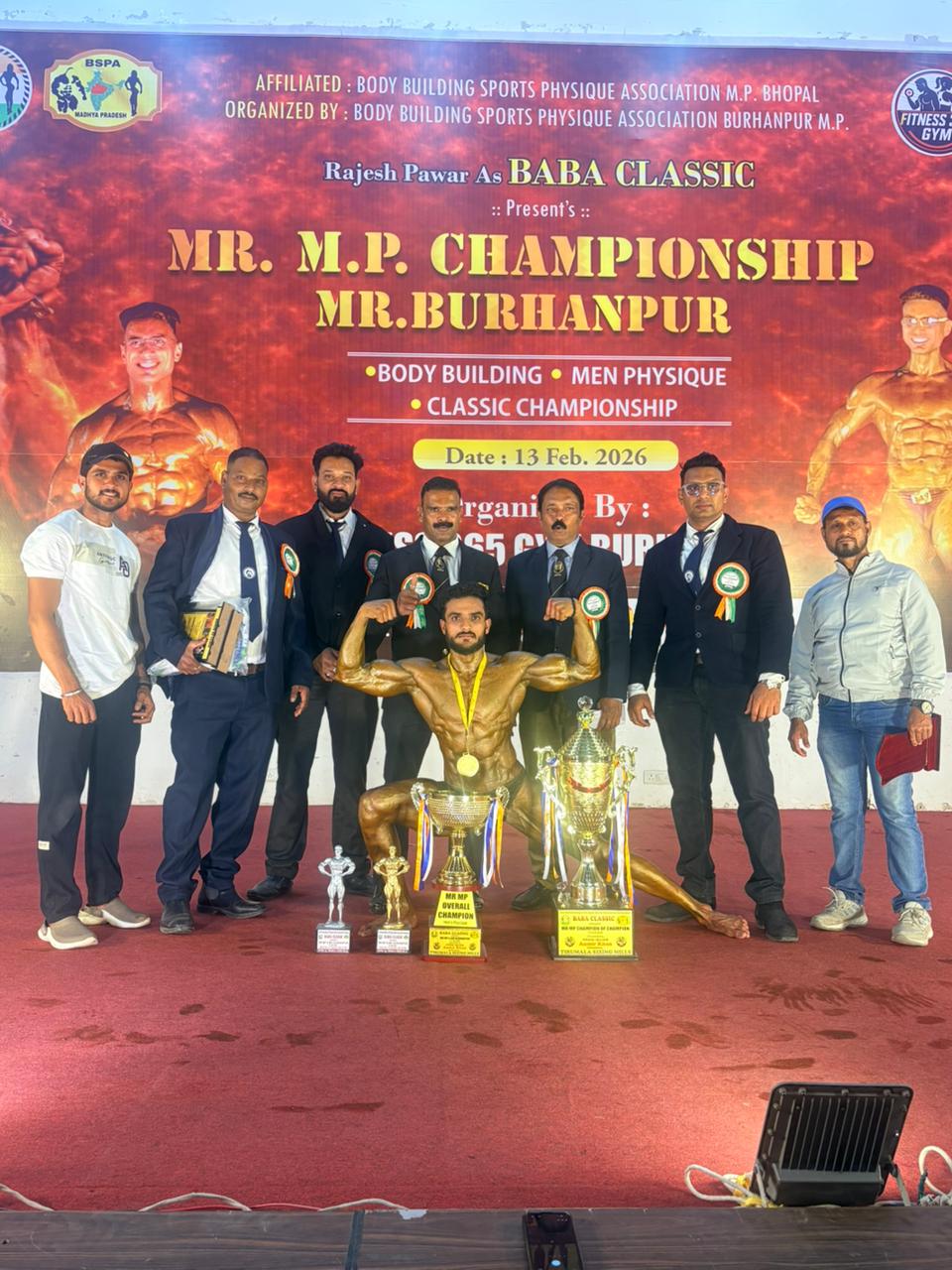 नितिन रघुवंशी बने बॉडीबिल्डिंग एवं मेन्स फिजिक ‘चैंपियन ऑफ चैंपियन’ मि. मध्यप्रदेश 