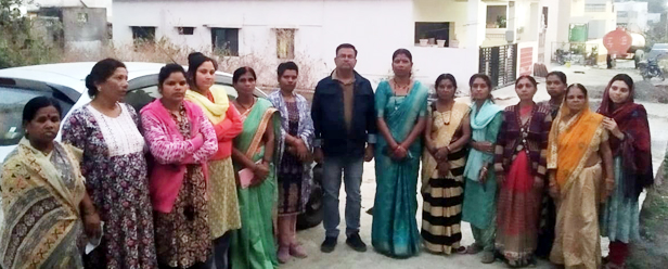 महिला कांग्रेस ने की वार्ड स्तरीय बैठक