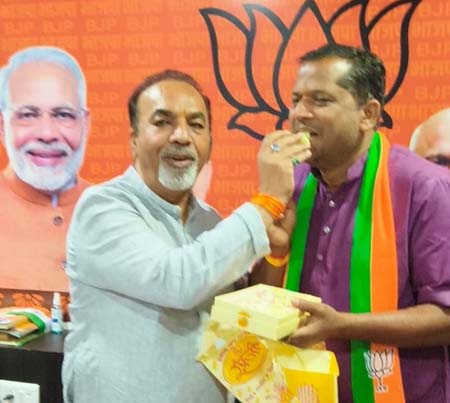 मीडिया प्रभारी अनुज पाटकर का जगह-जगह किया स्वागत