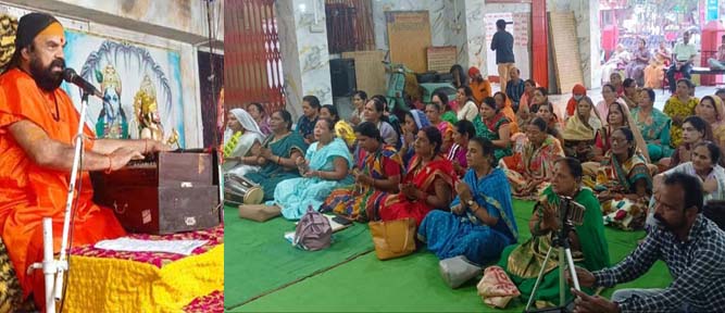 भरत मिलाप और पंचवटी की कथा सुनकर भावविभोर हुए श्रोता