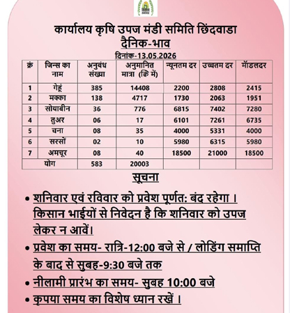 सोयाबीन और तुअर में तेजी तो गेंहू-मक्का में आई मंदी