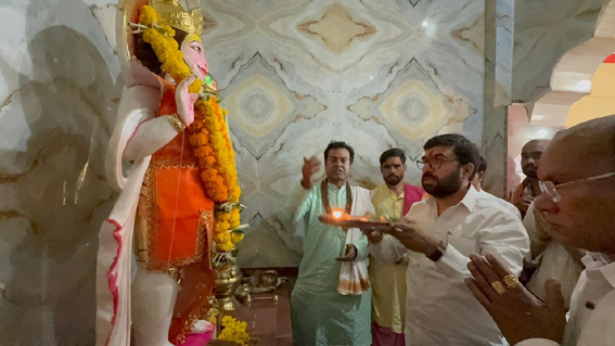 मिशनरी के गढ़ में सांसद बंटी विवेक साहू के सहयोग से बना हनुमान मंदिर
