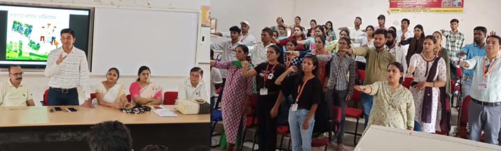 शहर की स्वच्छता को लेकर जन अभियान परिषद ने किया कार्यक्रम