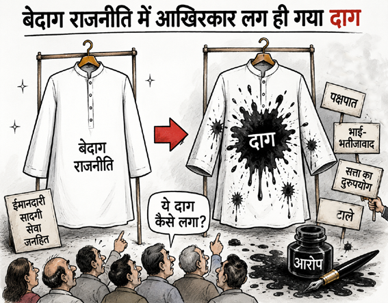 संदेह और सवालों के घेरे में बेदाग छवि