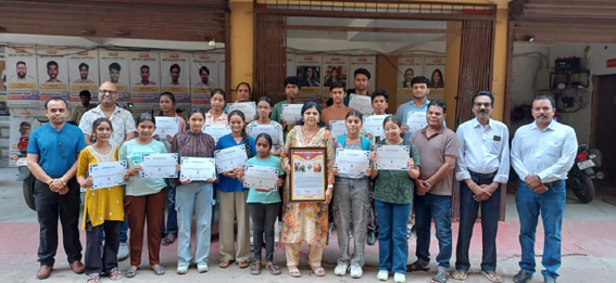 निःशुल्क कम्प्यूटर प्रशिक्षण का समापन, प्रतिभागियों का किया सम्मान
