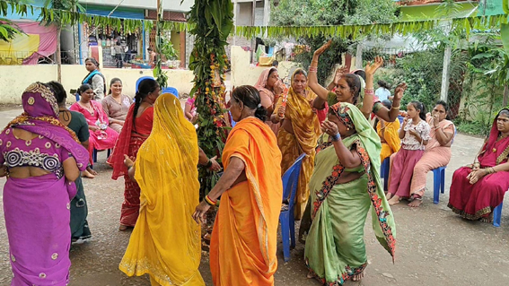  24 घंटे का रामसत्ता कर भगवान से मांगी अच्छी बारिश