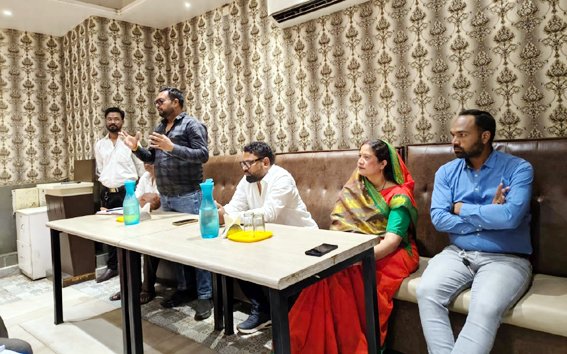 शक्ति केंद्र परतला में आयोजित हुई मासिक कामकाजी बैठक