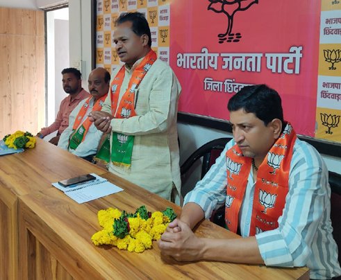 भाजपा धरमटेकडी मंडल की बैठक में कार्ययोजनाओं पर की चर्चा