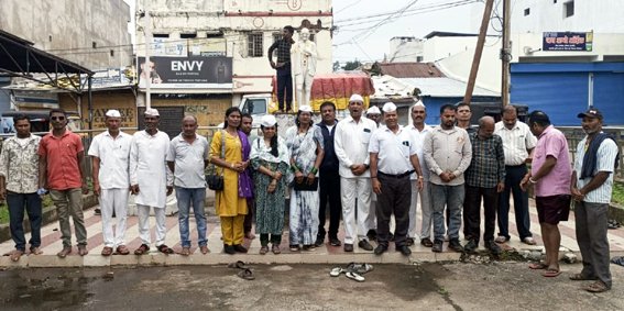 भारत छोड़ो आंदोलन की गूंज, गांधी गंज पहुंचा कांग्रेस सेवादल