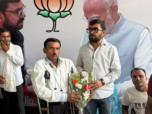 अरविंद बाथव भाजपा दिव्यांग जन कल्याण प्रकोष्ठ में प्रदेश सहसंयोजक बने
