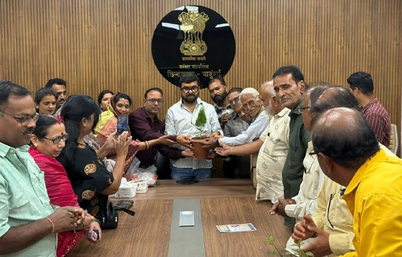 समाज को नेतृत्व देने के लिए सेन समाज ने सांसद बंटी विवेक साहू का माना आभार 