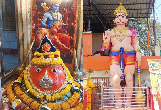नागपंचमी पर अनगढ़ हनुमान मंदिर में बाबा त्र्यंबकेश्वर का रुद्राभिषेक