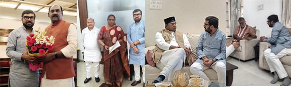 छिंदवाड़ा-पांढुर्ना के विकास को लेकर भोपाल में सक्रिय रहे सांसद बंटी विवेक साहू