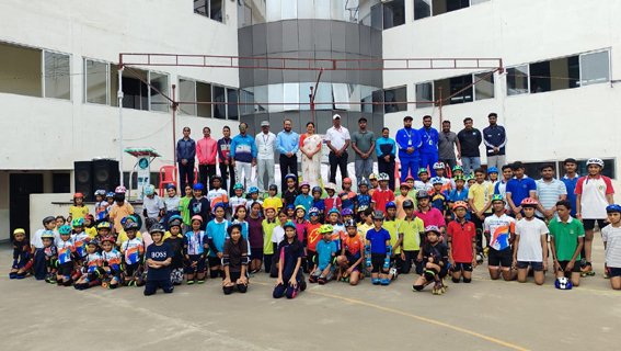 विद्याभूमि में शालेय जिला स्तरीय स्केटिंग प्रतियोगिता संपन्न