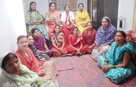 महिला कांग्रेस सेवादल में वार्ड पदाधिकारी नियुक्त