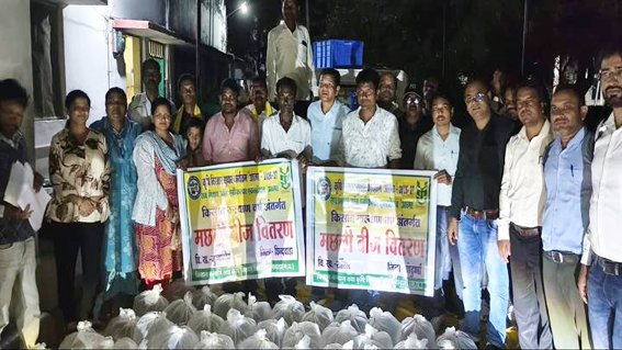 मत्स्य पालन को बढ़ावा देने मछली फिंगरलिंग्स का किया वितरण