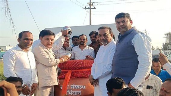 सेवा संकल्प यात्रा अमरवाड़ा और चौरई पहुंची, थावड़ी गौशाला में 101 पौधों का रोपण