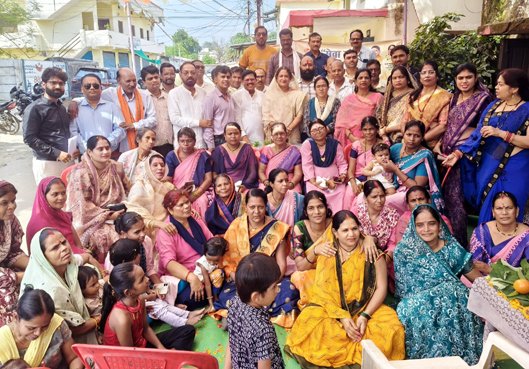 गुलाबरा मंडल में आयोजित हुआ आंगन मिलन सेवा कार्यकम