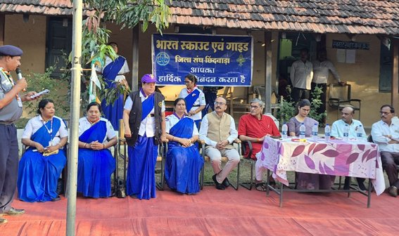 स्काउट गाइड्स में सीखा अनुशासन ताउम्र काम आता है: त्रिपाठी