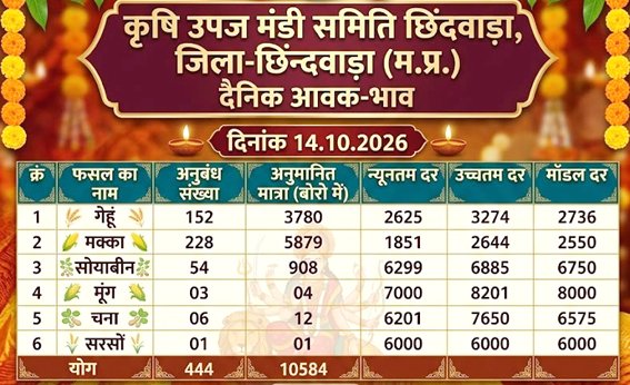 नवरात्रि के चलते कृषि मंडी में कम हो रही खरीदी-बिक्री