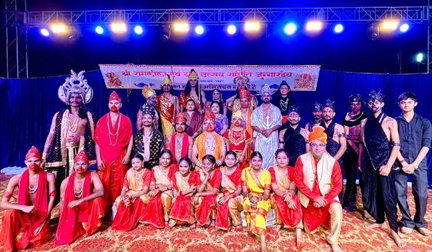 जुन्नारदेव में नाट्यगंगा ने किया “श्री हनुमत लीला” का मंचन