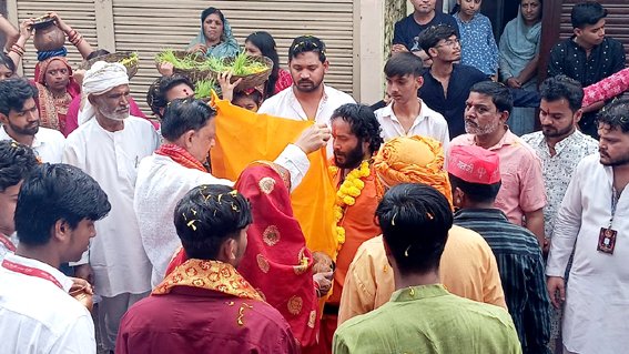 श्री मातेश्वरी मंदिर जगत देव से निकली मनोकामना कलश यात्रा 