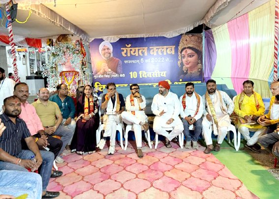 सांसद बंटी विवेक साहू धार्मिक आयोजनों में हुए शामिल